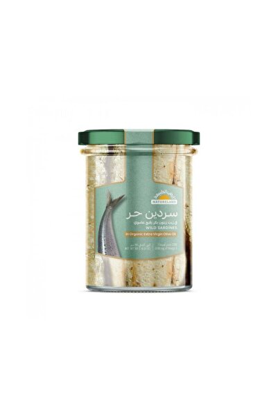 natureland سردين حر في زيت زيتون بكر رفيع أرض الطبيعة 195 جم