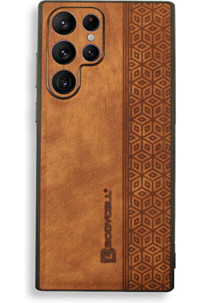 Other Δερμάτινη Θήκη Πλάτης με Σχέδιο Bodycell, Καφέ (Galaxy S22 Ultra) Κωδικ...