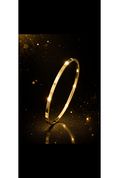 GB Sign Premium Gold İnce Bilezik