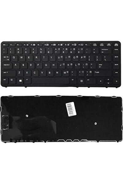 OEM Πληκτρολόγιο φορητού υπολογιστή για EliteBook 745/840 με πλαίσιο και οπίσ...