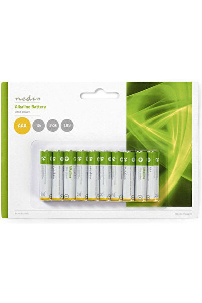 Nedis 10 τεμάχια Αλκαλικές Μπαταρίες AAA 1.5V BAAKLR0310BL Κωδικός: BAAKLR0310BL