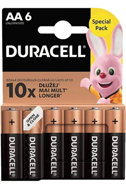 Duracell 6 τεμάχια Αλκαλικές Μπαταρίες AA 1.5V