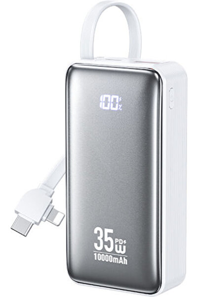 WK WP-61 Power Bank 10000mAh 35W Power Delivery Λευκό