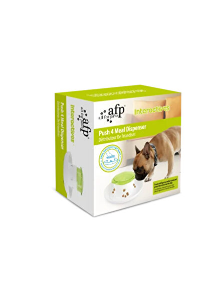Afp All for Paws Dozator interactiv de recompense pentru câini Push 4 Meal