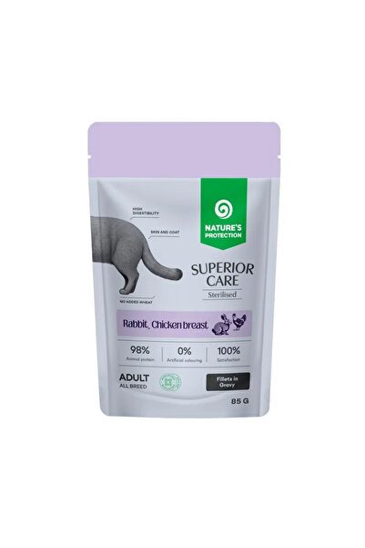 Nature's Protection Superior Care Hrană umedă sterilizată pentru pisici cu ie...