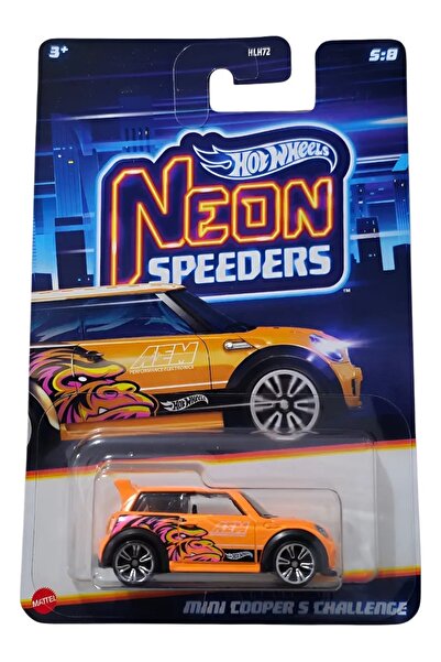 Hot Wheels x Sinsay Neon racers - mini cooper s challenge jby96