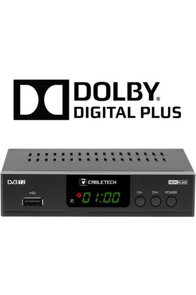 Cabletech Tuner DVB-T2 /DVB-T H.265 HEVC LAN URZ0338A