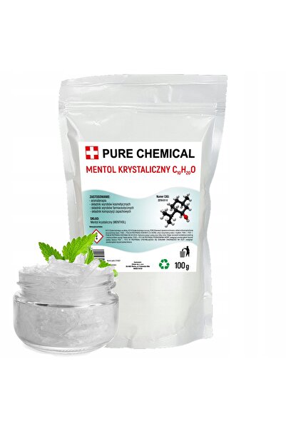 CHOSA Cristale De Mentol, Pure Chemical, 100G, Punga Doypack, Puritate 99.9% ...