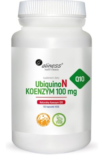 Aliness Ubiquinon Natural Coenzima Q10 100mg 100 Capsule