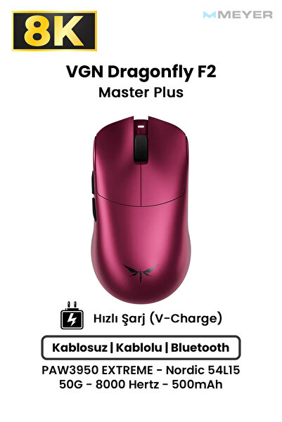 Meyer Gaming VGN Dragonfly F2 Master Plus 8K Kablosuz Gaming Mouse