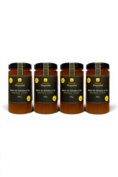 Comoara Stupului Pachet Miere Salcâm & Tei, Comoara Stupului, 4 x 700g