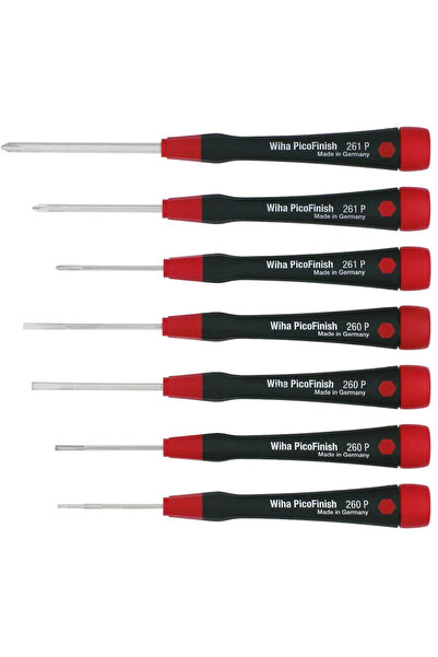 wiha PicoFinish straight + PH, 7 pieces