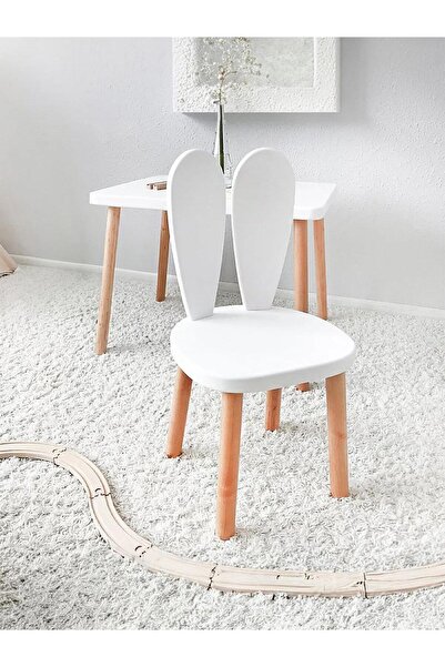 Bee Smart Naturel Tek Sandalyeli Masa Set - Standart