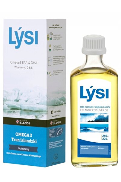 Lysi Tran Islandzki Natural 240ml
