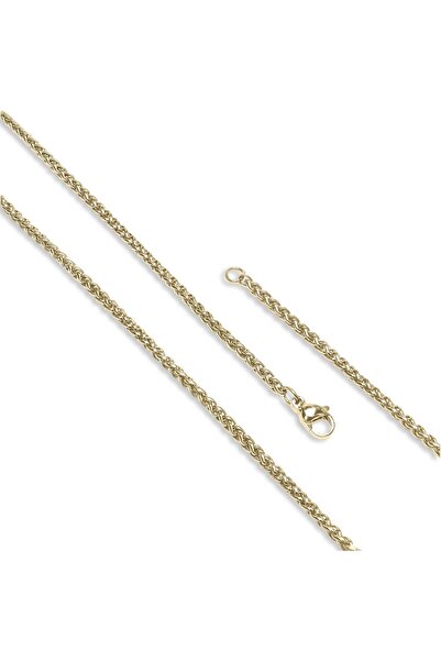 SeyCey.co Yellow Color Men's Steel Necklace 2.5mm - Yellow