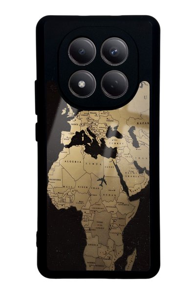 Spoyi حافظة هاتف Xiaomi Redmi Note 15 بتصميم Golden Route اللامع