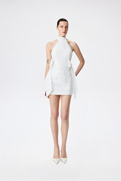 ILA THE BRAND Yuri-Backless Mini Dress With Little Bow Details On Sides