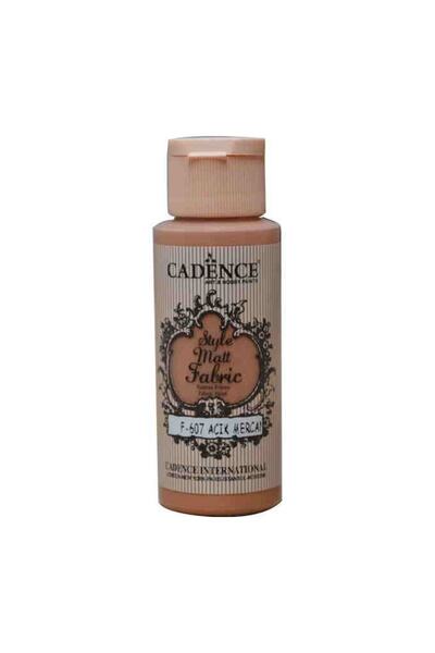 Cadence Style Matt Fabric Kumaş Boyası F-607 Açık Mercan 59 Ml.