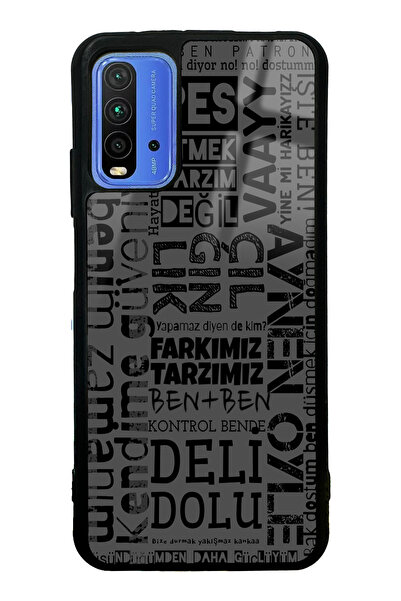 Spoyi Xiaomi Redmi 9T Street Statement Tasarımlı Glossy Telefon Kılıfı