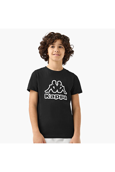 Kappa Crew Neck Short Sleeves T-shirt with Logo Print