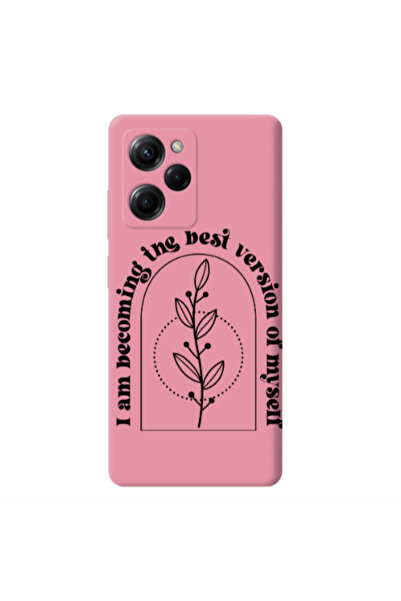 Other Xiaomi Poco X5 Pro I am Becoming Pink Colored Silicone TPU Θήκη