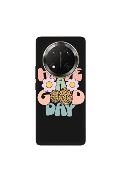 Other Honor Magic 7 Lite Have A Good day Black Colored Silicone TPU Θήκη