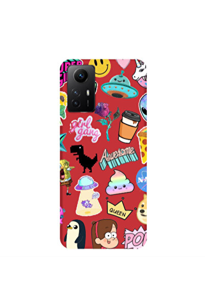Other Xiaomi Redmi Note 12s Cartoon queen Red Colored Silicone TPU Θήκη