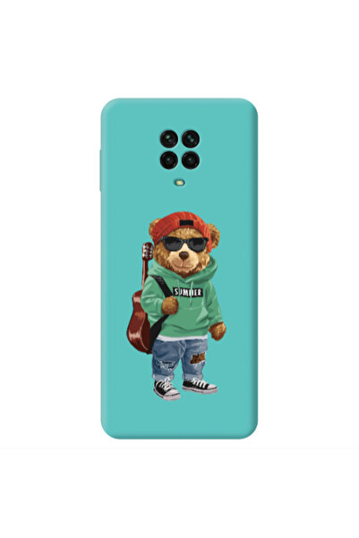 Other Xiaomi Redmi Note 9 Pro Summer Tedy Turquoise Colored Silicone TPU Θήκη
