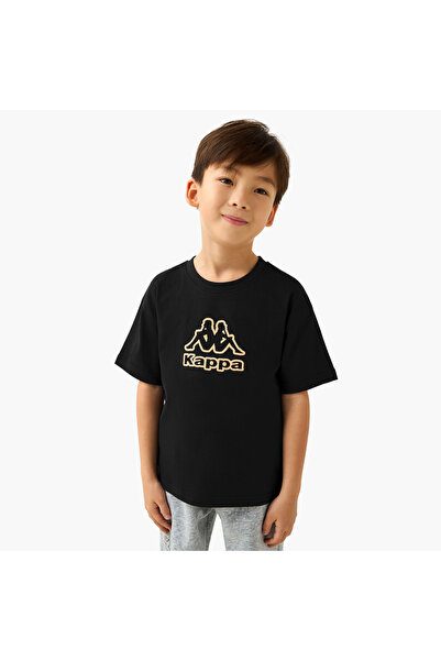 Kappa Crew Neck Short Sleeves T-shirt with Logo Print