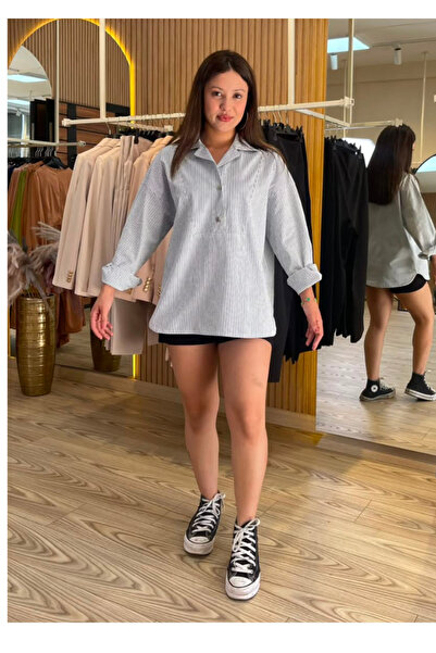 PASTEL GİYİM Oversize Gömlek