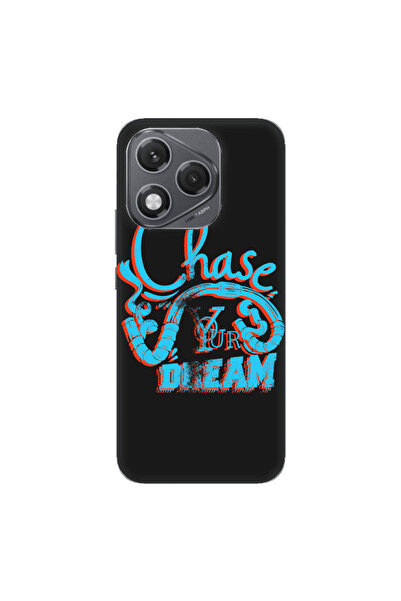 Other Honor 400 Lite Chase Your Dream Black Colored Silicone TPU Θήκη