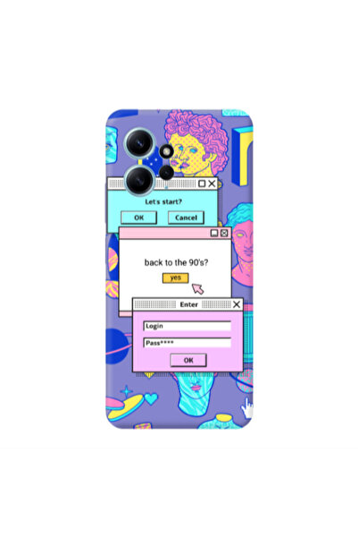 Other Xiaomi Redmi Note 12 4G Enter Login Purple Colored Silicone TPU Θήκη