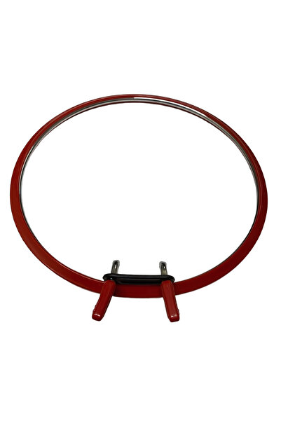 EleganTShoP Nurge Metal Kasnak Yaylı Mandallı Nakış Kasnağı 19,5 cm