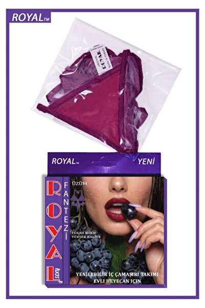 TakStore Üzüm Aromalı Yenilebilir Alt Üst İkili Takım İç Çamaşırı
