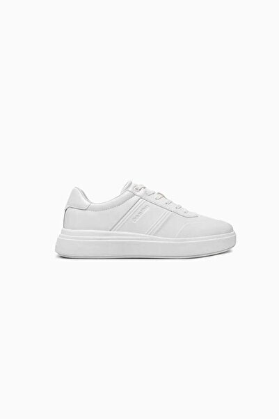 Calvin Klein Low Top Lace Up Hf Erkek Sneaker-BEYAZ - 42