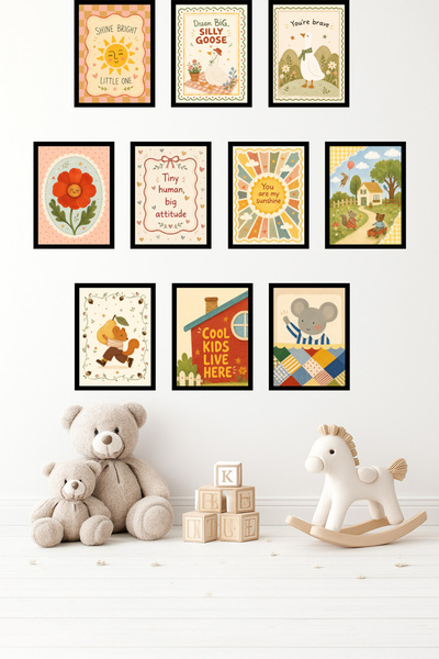 UNT Set de 10 pasteluri cu aspect de ramă |   Camera bebelușului |   Set de p...