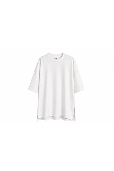 oversize bisiklet yaka tişört
