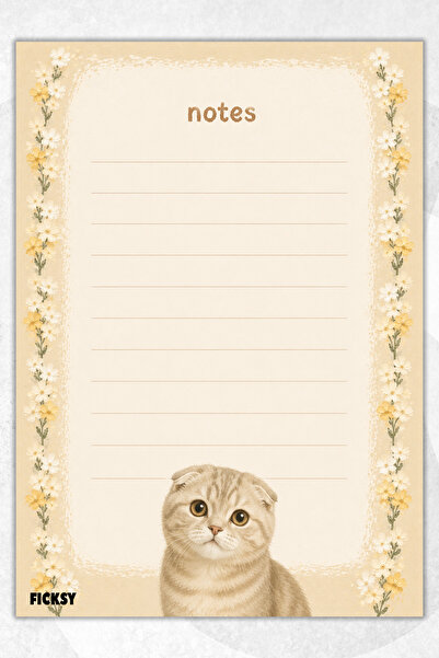 Ficksy A5 Notepad Lined Notebook - 50 Sheets - Memopad - Notepad - Notepad - ...