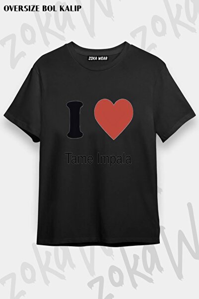 ZOKAWEAR Μπλουζάκι Unisex Loose Fit με στάμπα Tame Impala v5
