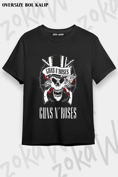 ZOKAWEAR Tricou unisex cu imprimeu Guns N Roses v38