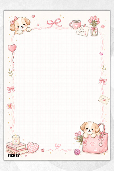 Ficksy A5 Notepad Checkered Notebook - 50 Sheets - Memopad - Notepad - Notepa...