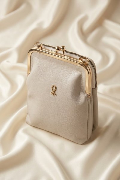 Sedef Çanta Gl-002 Burslu Small Women's Shoulder Bag Clip-On Handbag Crossbody Bag Sand