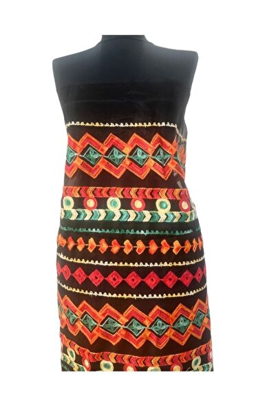 FASHION MIR Dantela Azteca_broderie plina_material textil_organza_traditional...