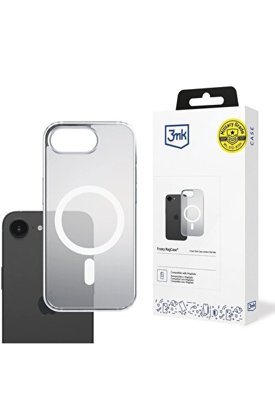 3MK Husă Frosty MagCase pentru iPhone 16e, Husă de protecție albă