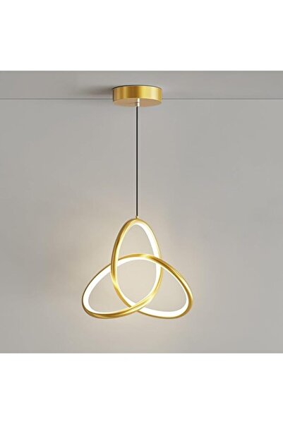 LightPlanet Lustra LED TwoRings Gold Echivalent 200W