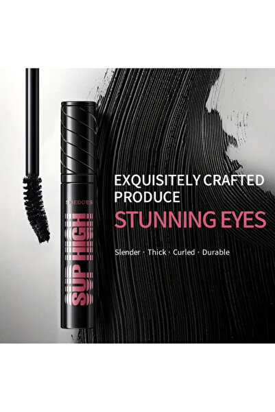 shedoes Waterproof Mascara, Thick and Curly, Long-lasting Hold, Quick-drying, No Smudging, Eyelash Mascara