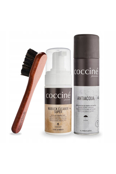 Coccine Set de ingrijire a incaltamintei, Coccine, 3 in 1, 100 ml spuma de cu...