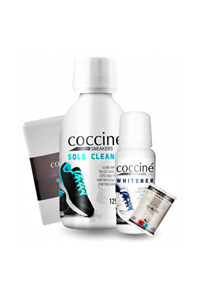 Coccine Set de curatare, Coccine, Solutie de curatat talpi + Albit + Servetel...