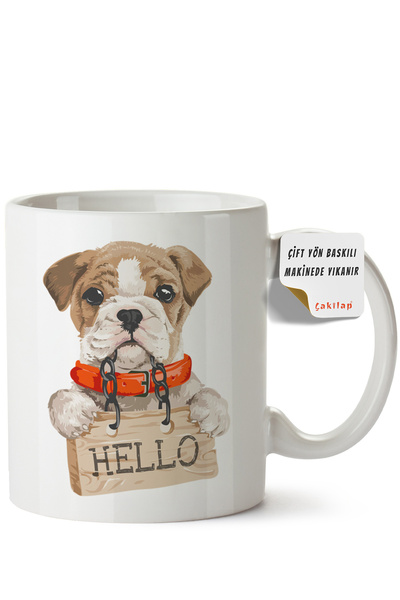 ET ERTAPASSAGE original creative designs Dog Design Printed Porcelain Mug (Do...