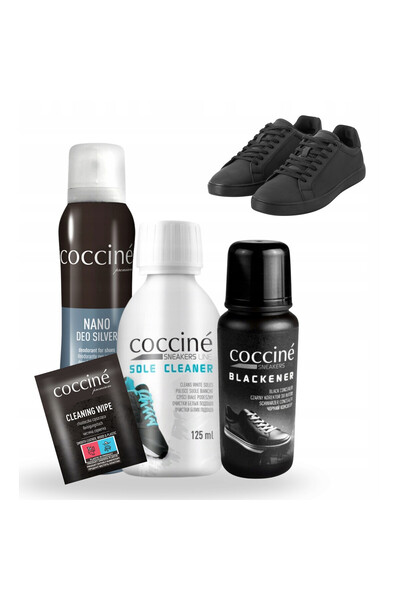 Coccine Kit de curatare a incaltamintei, Coccine, 4 in 1, 150 ml, 75 g, 125 m...